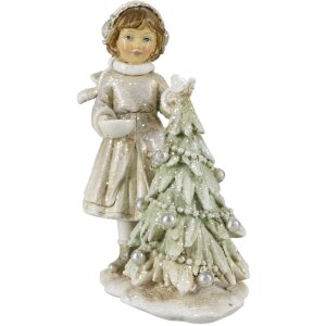 Clayre & Eef 6PR4809 Decoration Child with Christmas...