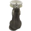 Clayre & Eef 6PR4816 Tealight Holder Mouse 10x6x12 cm Grey