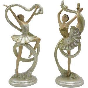 Clayre & Eef 6PR4817 Decoration Ballerina (Set of 2)...