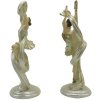 Clayre & Eef 6PR4817 Decoration Ballerina (Set of 2) 9x6x18 cm Beige - Gold Coloured