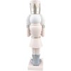 Clayre & Eef 6PR4830 Decoration Nutcracker 17x23x35 cm Pink Christmas Decoration