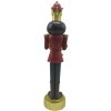 Clayre & Eef 6PR4835 Decoration Nutcracker 9x7x30 cm Red - Gold Coloured