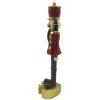 Clayre & Eef 6PR4841 Decoration Nutcracker 6x6x24 cm Red - Green