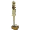 Clayre & Eef 6PR4844 Decoration Nutcracker 6x6x24 cm Beige - Brown