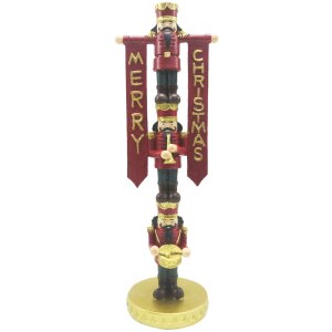 Clayre & Eef 6PR4851 Decoration Nutcracker 10x8x30 cm...