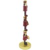 Clayre & Eef 6PR4851 Decoration Nutcracker 10x8x30 cm Red - Gold Coloured