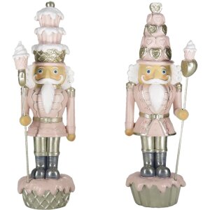 Clayre & Eef 6PR4855 Decoration Nutcracker (Set of 2)...