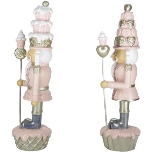 Clayre & Eef 6PR4855 Decoration Nutcracker (Set of 2)...