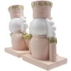 Clayre & Eef 6PR4859 Christmas Stocking Holder Nutcracker (Set of 2) 7x6x12 cm