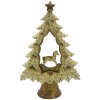 Clayre & Eef 6PR4871 Decoration Christmas Tree 13x5x20 cm Beige