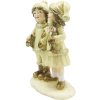 Clayre & Eef 6PR4872 Decoration Children 10x6x15 cm Beige Christmas Decoration