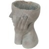 Clayre & Eef 6TE0410L Flowerpot 16x16x22 cm Grey