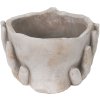 Clayre & Eef 6TE0413M Flowerpot 19x19x13 cm Grey - Beige