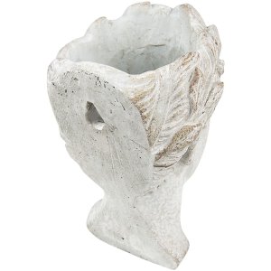 Clayre & Eef 6TE0421 Flowerpot Head 17x13x21 cm Beige