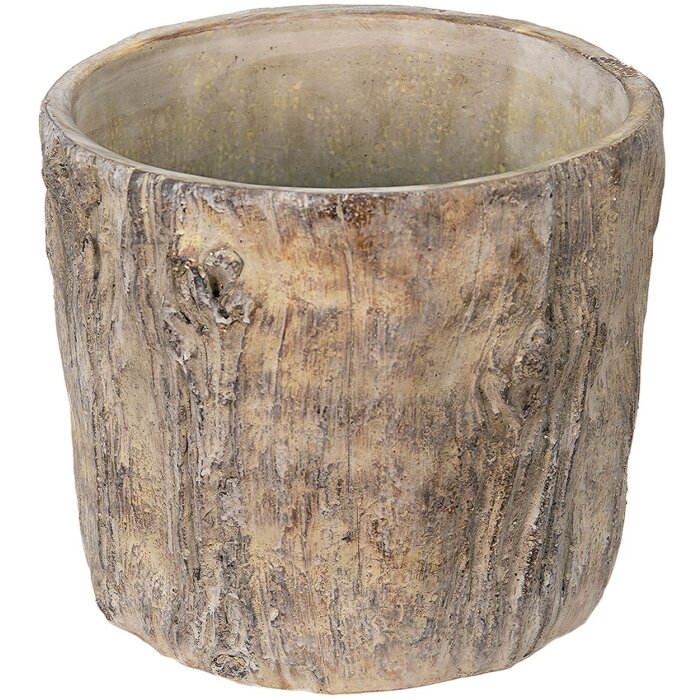 Clayre & Eef 6TE0424L Flowerpot 29x29x26 cm Grey