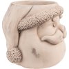 Clayre & Eef 6TE0456 Flowerpot 22x20x17 cm Beige Father Christmas