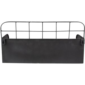 Clayre & Eef 6Y4745 Wall Shelf 38x14x20 cm Black