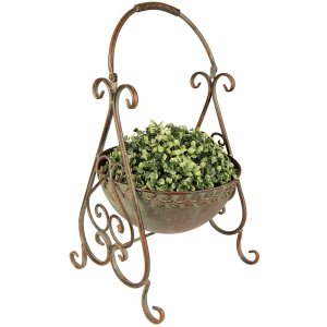 Clayre & Eef 6Y4842 Plant Holder 26x27x49 cm Green