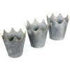 Clayre & Eef Decoration Plant Holder (3 pieces) Ø 29x29 - Ø 26x27 - Ø 22x24 cm