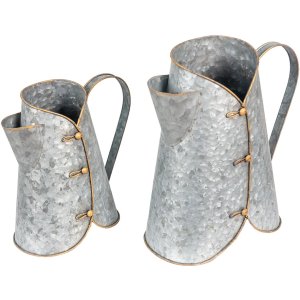 Clayre & Eef 6Y4877 Decorative Jugs (2 pieces)...