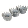 Clayre & Eef Decoration Plant Holder (3 pieces) 40x27x19 -34x23x18-29x22x16 cm