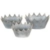 Clayre & Eef Decoration Plant Holder (3 pieces) 40x27x19 -34x23x18-29x22x16 cm