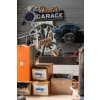 Clayre & Eef 6Y5064 Text Sign 48x1x60 cm Blue Dads Garage