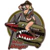 Clayre & Eef 6Y5077 Text Sign 43x1x54 cm Green Miss Danger