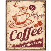 Clayre & Eef 6Y5089 Text Sign 20x1x25 cm Beige - Red Coffee