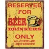 Clayre & Eef 6Y5112 Text Sign 20x1x25 cm Yellow Beer