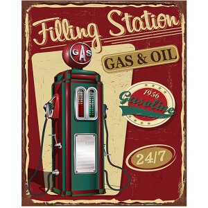 Clayre & Eef 6Y5130 Text Sign 20x1x25 cm Red Petrol...