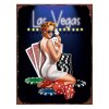 Clayre & Eef 6Y5197 Text Sign 25x1x33 cm Black Las Vegas