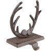 Clayre & Eef 6Y5300 Christmas Stocking Holder Antlers 13x12x18 cm Brown