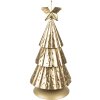 Clayre & Eef 6Y5371 Decoration Christmas Tree Ø 8x20 cm Gold Coloured