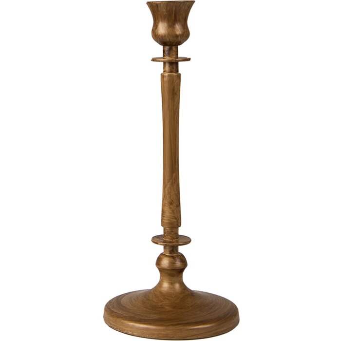 Clayre & Eef 6Y5375 Candlestick Ø 11x24 cm Gold Coloured