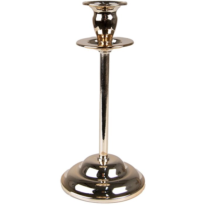 Clayre & Eef 6Y5378 Candlestick Ø 10x20 cm Gold Coloured