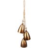 Clayre & Eef 6Y5380 Decoration Pendant Bells Ø 11x40 cm Copper Coloured