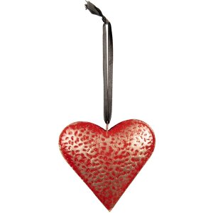 Clayre & Eef 6Y5385L Decoration Pendant Heart 20x4x20...