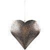 Clayre & Eef 6Y5390L Decoration Pendant Heart 20x4x20 cm Silver-tone