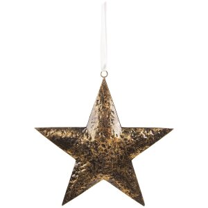 Clayre & Eef 6Y5391 Decoration Pendant Star 25x4x25...