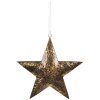 Clayre & Eef 6Y5391 Decoration Pendant Star 25x4x25 cm Gold Coloured