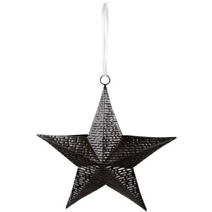 Clayre & Eef 6Y5393 Decoration Pendant Star 25x6x27...