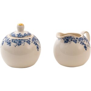 Clayre & Eef BFLCRSU Milk Jug and Sugar Bowl 11x9x8 -...