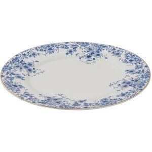 Clayre & Eef BFLDP Small Plate Ø 21x2 cm Blue...