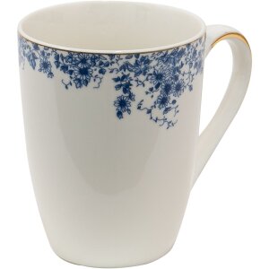 Clayre & Eef BFLMU Mug 12x9x11 cm - 330 ml Blue