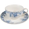 Clayre & Eef BFLTKS Coffee Cup and Saucer 12x9x5 cm - Ø 15x2 cm - 200 ml