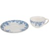 Clayre & Eef BFLTKS Coffee Cup and Saucer 12x9x5 cm - Ø 15x2 cm - 200 ml