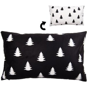 Clayre & Eef BWX36-1 Cushion Cover 30x50 cm White -...