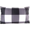 Clayre & Eef BWX36-4 Cushion Cover 30x50 cm White - Black