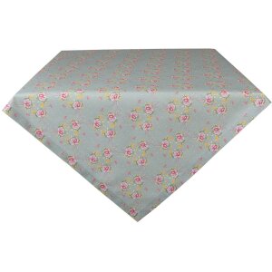 Clayre & Eef CHB01 Tablecloth 100x100 cm Green - Pink